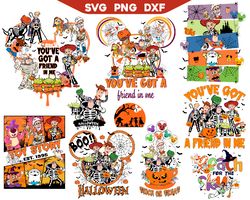 disney halloween png bundle, spooky season png, trick or treat png, spooky vibes png, toy story halloween svg png