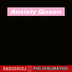 anxiety queen png, kawai pink png, quotes png