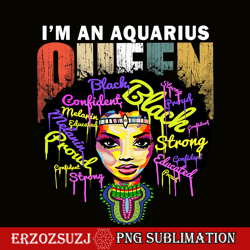 aquariuos queen png, black woman png, quotes png