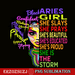 aries girls slay png, birthday queen png, happy birthday png