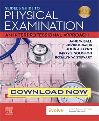 seidel's guide to physical examination an interprofessional approach 10 ed