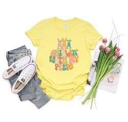chillin with my peeps shirt, easter shirt women, easter bunny shirt, peeps shirt women, retro easter shirt, easter party
