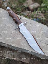 shining mountain bowie custom handmade high carbon steel, razor sharp knife