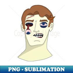 Zombie with eye dropping - Artistic Sublimation Digital File - Revolutionize Your Designs