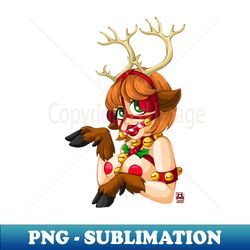 reindeer games - decorative sublimation png file - vibrant and eye-catching typography