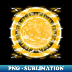 sunshine and clouds - halo - png sublimation digital download - stunning sublimation graphics