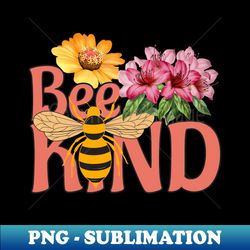 bee kind sunflower autumn fall design - decorative sublimation png file - spice up your sublimation projects