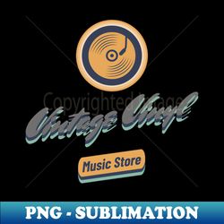 vintage vinyl - instant png sublimation download - defying the norms