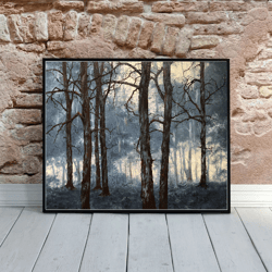 landscape forest oil painting original