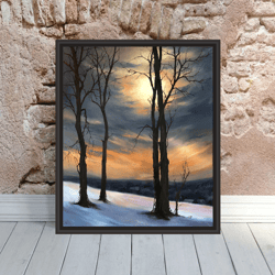 landscape sunset painting original