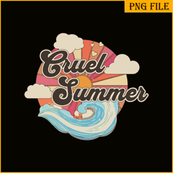 cruel summer svg png dxf eps dxf, taylor swift song svg, summer songs svg