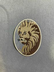 medieval lion patch