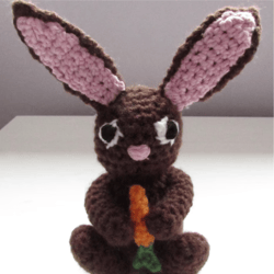 charlie rabbit crochet pattern, digital file pdf, digital pattern pdf