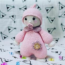 sleeping doll isabelle crochet pattern, digital file pdf, digital pattern pdf