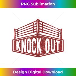 knock out  boxing gym vintage philly sports t - crafted sublimation digital download - lively and captivating visuals