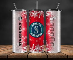 seattle mariners png,christmas mlb tumbler png , mlb christmas tumbler wrap 41