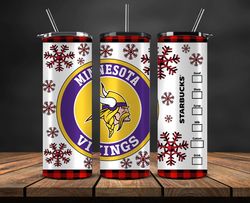 minnesota vikings christmas tumbler png, nfl merry christmas png, nfl, nfl football png 21