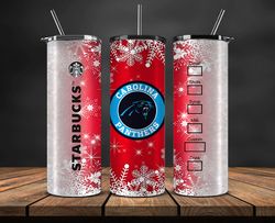 carolina panthers christmas tumbler png, nfl merry christmas png, nfl, nfl football png 38