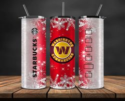 washington commanders christmas tumbler png, nfl merry christmas png, nfl, nfl football png 37