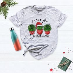 succa for christmas shirt, christmas shirt, cute christmas tee, loves christmas shirt, holiday tee, womens shirt, christ