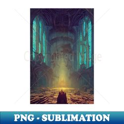 abandoned sanctuary - png sublimation digital download - fashionable and fearless