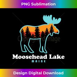 moosehead lake maine - moose moosehead lake - timeless png sublimation download - access the spectrum of sublimation artistry