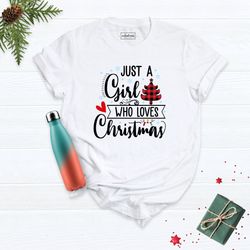 who loves christmas shirt, christmas shirt, cute christmas shirt, holiday winter shirt, christmas lover shirt, christmas