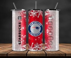 new england patriots christmas tumbler png, nfl merry christmas png, nfl, nfl football png 54