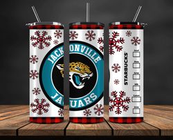 jacksonville jaguars christmas tumbler png, nfl merry christmas png, nfl, nfl football png 15