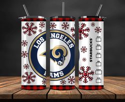 los angeles rams christmas tumbler png, nfl merry christmas png, nfl, nfl football png 19