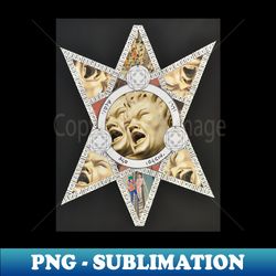 The Third Pentacle of the Sun - Instant Sublimation Digital Download - Bold & Eye-catching