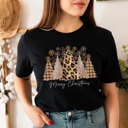 leopard christmas shirt, merry christmas shirt,leopard christmas tree,cheetah christmas shirt,buffalo plaid christmas sh