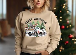 merry christmas gnomies truck shirt, christmas gnomies shirt, christmas truck t-shirt, christmas season shirt, trendy ch