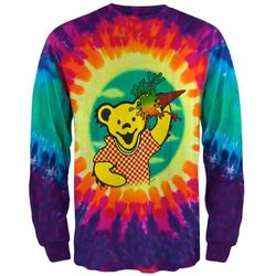 grateful dead &8211 ice cream bear tie dye long sleeve t-shirt