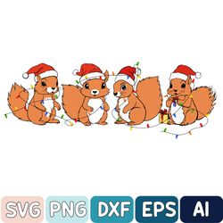 christmas squirrel lights svg, christmas svg, funny christmas svg, holiday svg,christmas gift svg, xmas lights svg