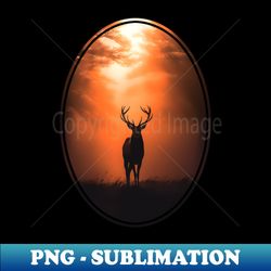 mystic deer - digital sublimation download file - stunning sublimation graphics