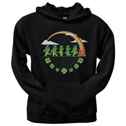 grateful dead &8211 leprechaun bears black pullover hoodie