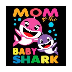 mom of the baby shark svg, trending svg, mom shark svg, mom of baby shark, baby shark svg, mama shark svg, mama svg, sha