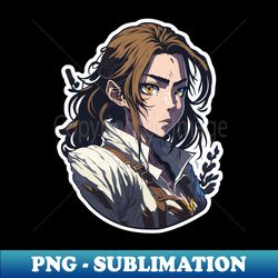 girl anime sticker character sticker design - png transparent sublimation design - perfect for sublimation art