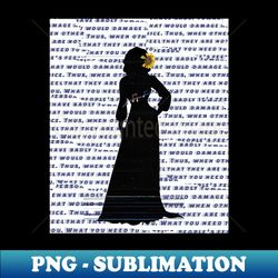 silhouette of a lady - trendy sublimation digital download - unleash your creativity