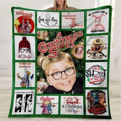 a christmas story fleece blanket ralphie leg lamp christmas movies blanket throw blanket for bed couch sofa christmas gi