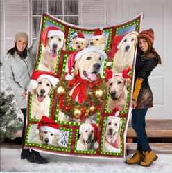 christmas labrador dog throw fleece blanket for kids boys girls bed sofa camping cinema travel,labrador dog lover,labrad