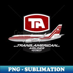 trans american airlines flight 209 - elegant sublimation png download - create with confidence