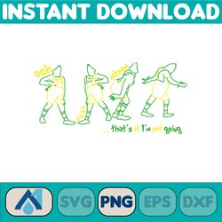 grinch png cliparts bundle, grinch png cartoon cliparts for sublimation, grinch movie themed (21)