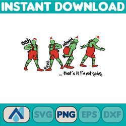 grinch png cliparts bundle, grinch png cartoon cliparts for sublimation, grinch movie themed (23)