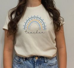 hanukkah teacher shirt holiday teacher shirt teacher gift high school shirt teacher shirt rainbow teacher shirt winter r