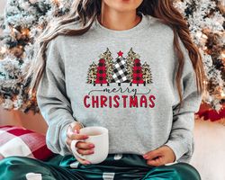 merry christmas sweatshirt and hoodie, christmas crewneck, womens christmas sweatshirt, christmas tree sweatshirt, women