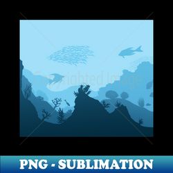 underwater scape - digital sublimation download file - stunning sublimation graphics