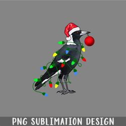 extra festive magpie png, christmas png