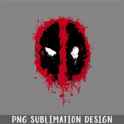 mens best deadpools splatter icon graphic png, christmas png